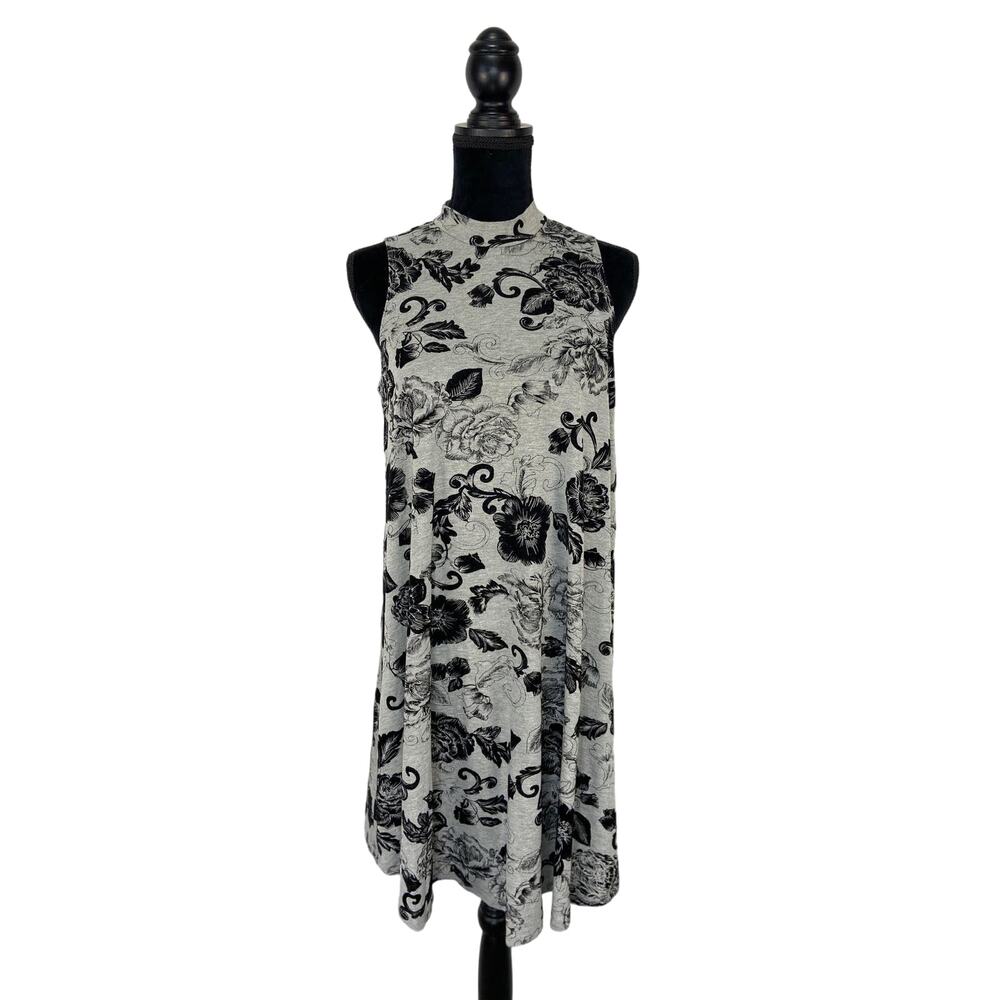 Philosophy Flocked Floral Shift Dress - Women's Small
